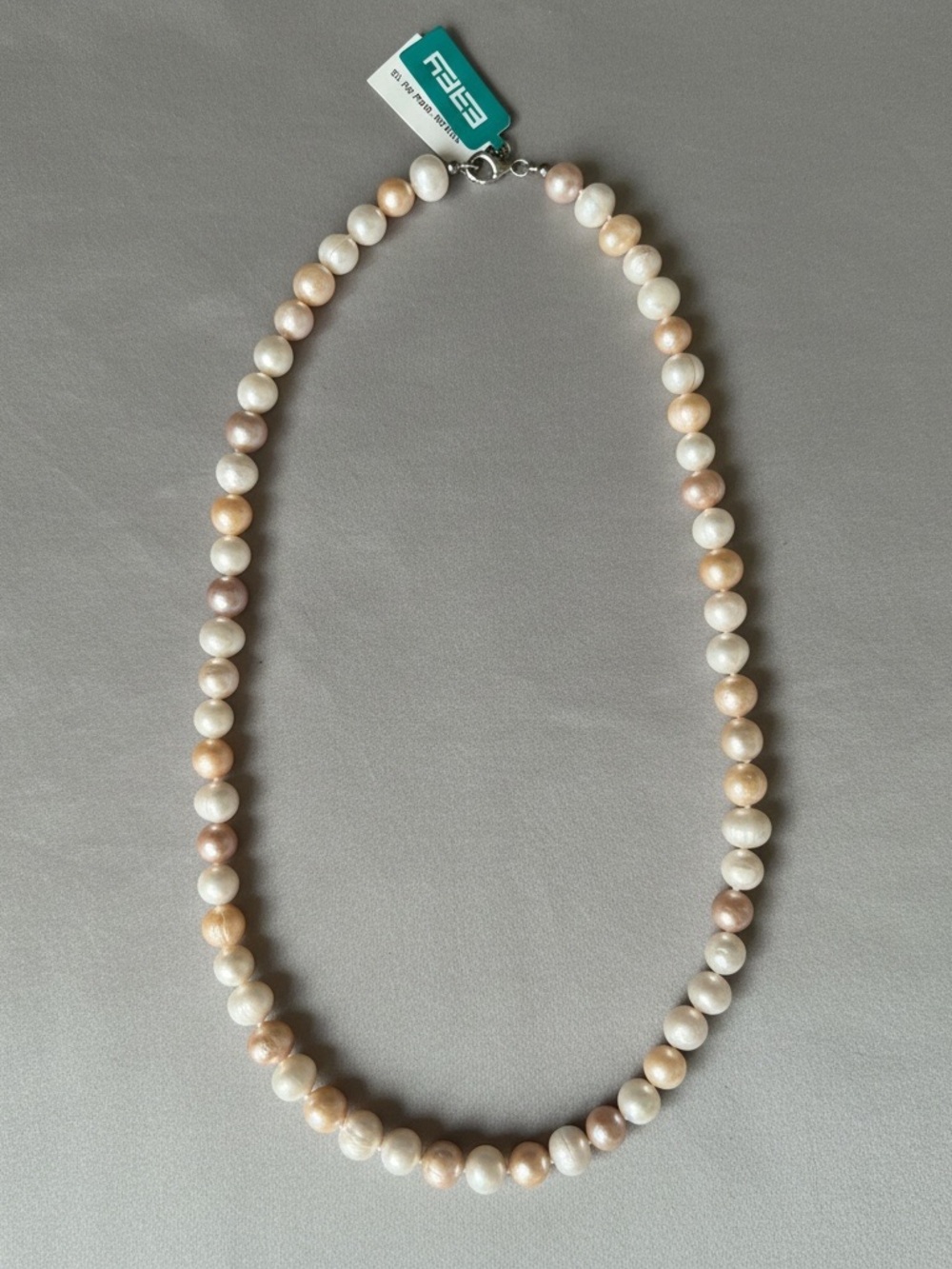 Effy Multitone Pearl-Style Beaded Necklace in Cream, Pink & Gold